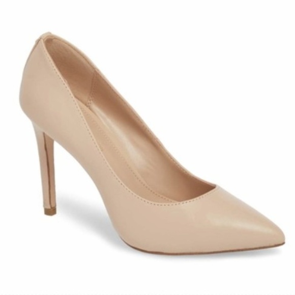 BCBG Shoes - BCBG Leather Heidi Pump in Shell Size 6 M